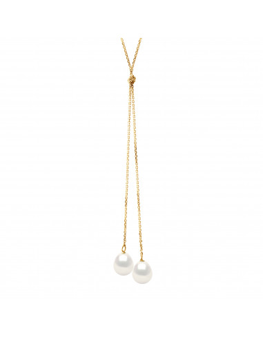 Collier Toi & Moi Perle de Culture -...