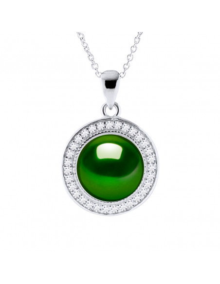 Collier Perle de Culture - Argent - Lilas