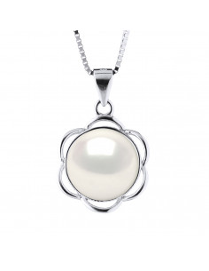 Collier Fleur Perle de...