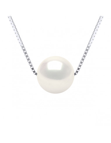 Collier Solitaire Perle de Culture - Argent - Luna