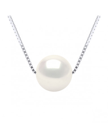 Collier Solitaire Perle de Culture -...