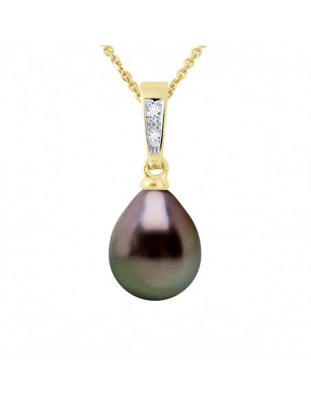 Pendentif Perle de Tahiti - Or - Ambrine