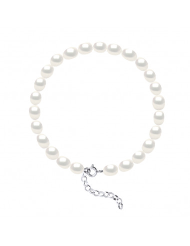 Bracelet Rang Perles de Culture - Argent - Lycaon