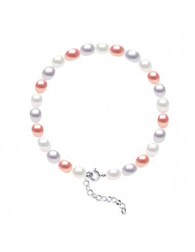 Bracelet Rang Perles de Culture -...