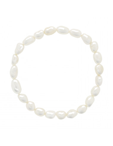 Bracelet Rang Perles de Culture - Camellia
