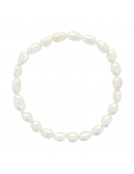 Bracelet Rang Perles de Culture - Camellia