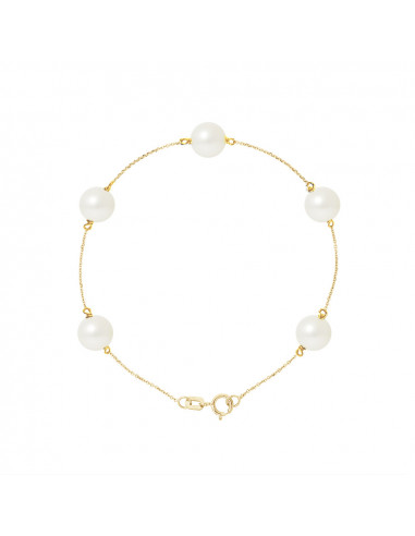 Bracelet  Perles de Culture - Or -...