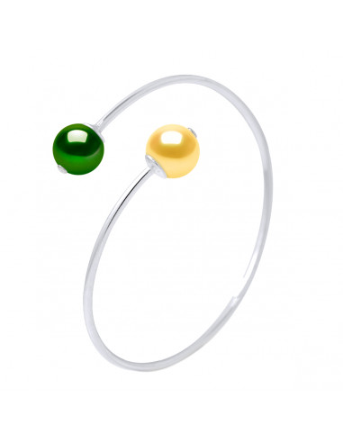 Bracelet Jonc Perles de Culture -...