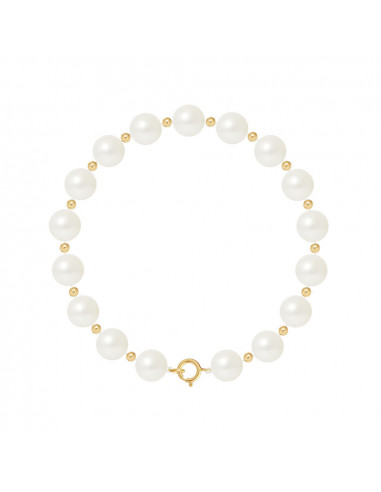 Bracelet Rangs Perles de Culture - Or...