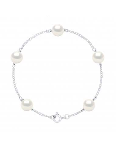 Bracelet Perle de Culture - Argent -...