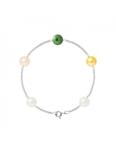 Bracelet Perle de Culture - Argent -...