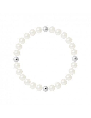 Bracelet Rang Perles de Culture - Argent - Fidia