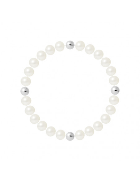 Bracelet Rang Perles de Culture - Argent - Fidia