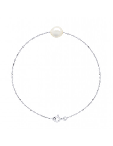 Bracelet Perle de Culture - Argent - Hisbis