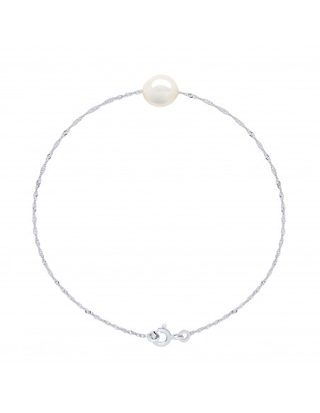 Bracelet Perle de Culture - Argent - Hisbis