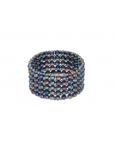 Bracelet 5 Rangs Perle de Culture -...