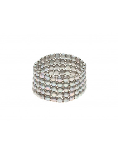 Bracelet 5 Rangs Perle de Culture -...