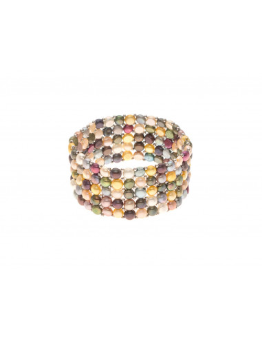 Bracelet 5 Rangs Perle de Culture -...