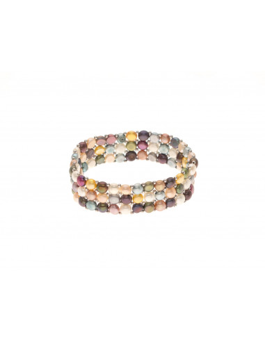 Bracelet 3 Rangs Perles de Culture -...