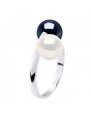 Bague Perles de Culture - Argent -...