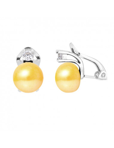Boucles d'Oreilles Perles de Culture - Argent - Nymphe