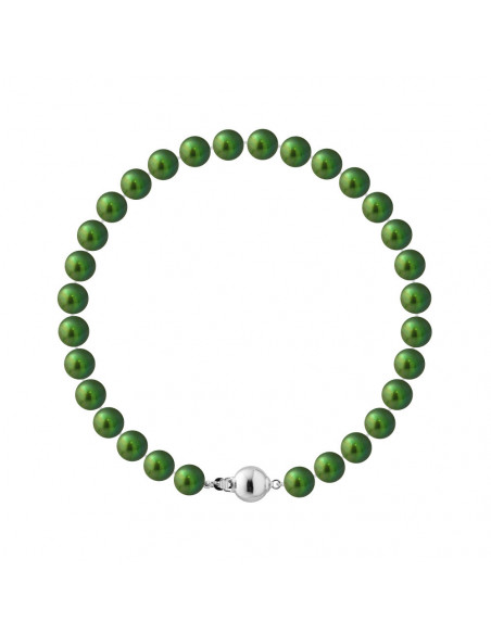 Bracelet Rang Perles de Culture - Argent - Thée