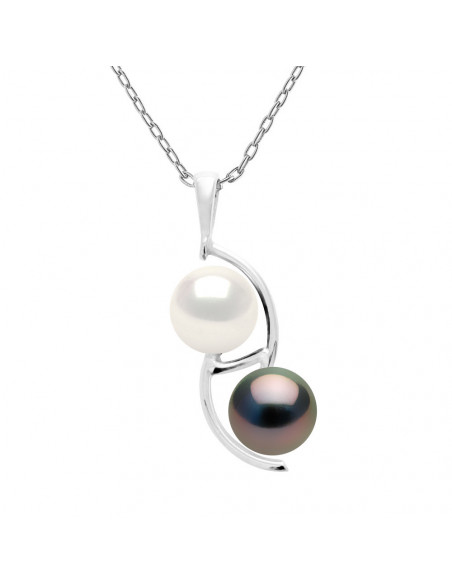 Collier Duo Perles de Culture - Argent - Angela
