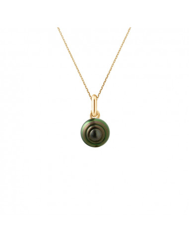 Pendentif Bélière Perle de Tahiti -...