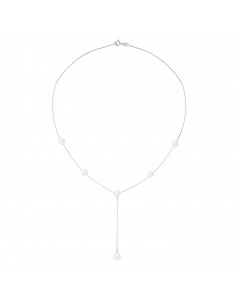 Collier Cravate Perle de...