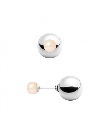 Boucles d'Oreilles Perles de Culture - Argent - Holly