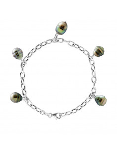 Bracelet Perles de Tahiti -...