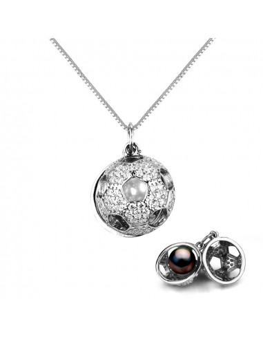 Collier Ballon Perle de Tahiti - Argent - Alva