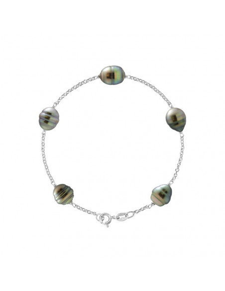 Bracelet Perle de Tahiti - Argent - Cinxia