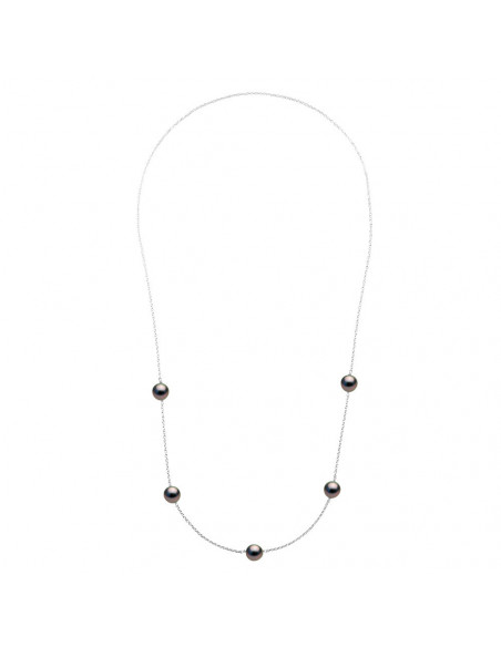Sautoir Perle de Tahiti - Argent