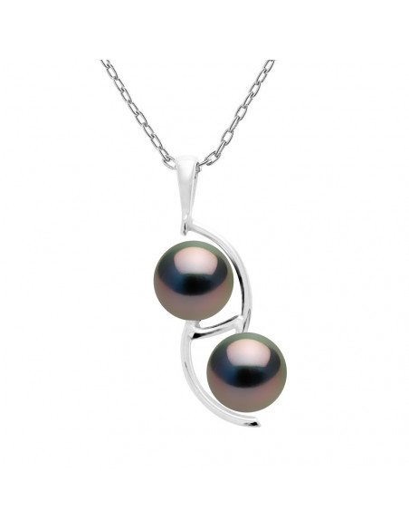 Collier Duo Perles de Culture - Argent - Angela