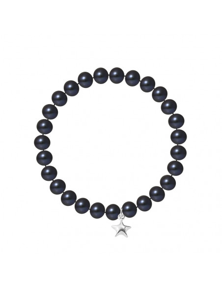 Bracelet Star Perle de Culture - Argent - Athalia