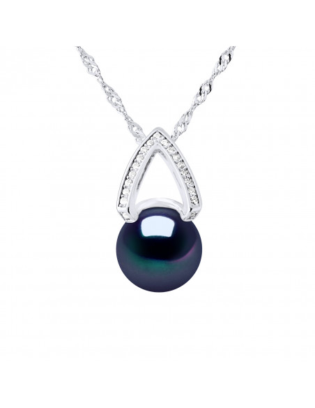 Collier Fleche Perle de Culture - Argent - Kalmie