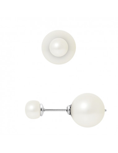 Boucles d'Oreilles Perles de Culture - Argent - Berenice