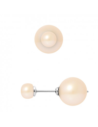 Boucles d'Oreilles Perles de Culture - Argent - Maria