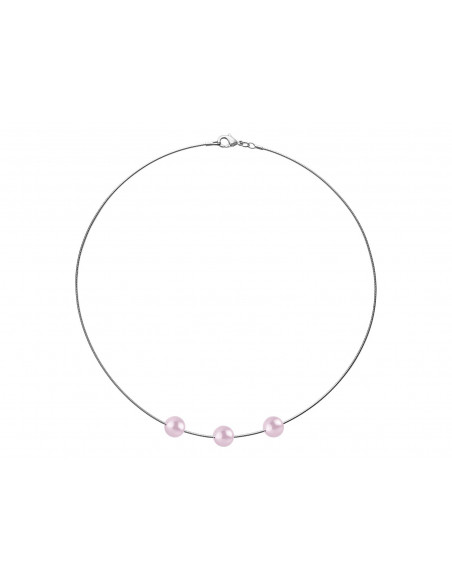 Collier Omega Perles de Culture - Argent - Romane