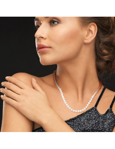 Collier Rang Perle de Culture -...