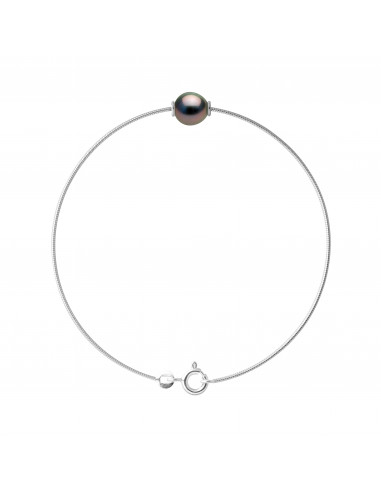 Bracelet  Perle de Tahiti - Argent -...