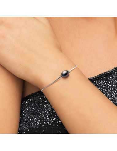 Bracelet  Perle de Tahiti - Argent -...