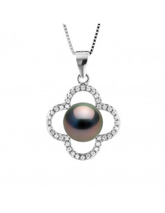 Collier Fleur Perle de...