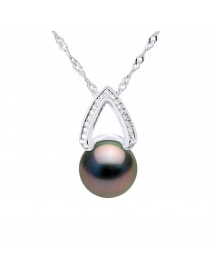 Collier Fleche Perle de...