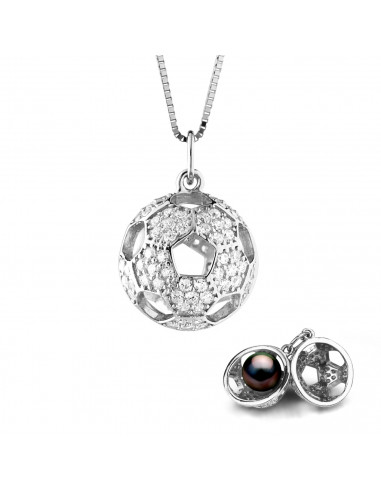 Collier Ballon Perle de Tahiti - Argent - Thuja