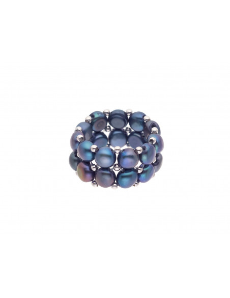 Bague 2 Rangs Perles de Culture - Enya