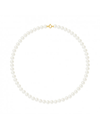 Collier Rang Perles de Culture - Or - Tressy