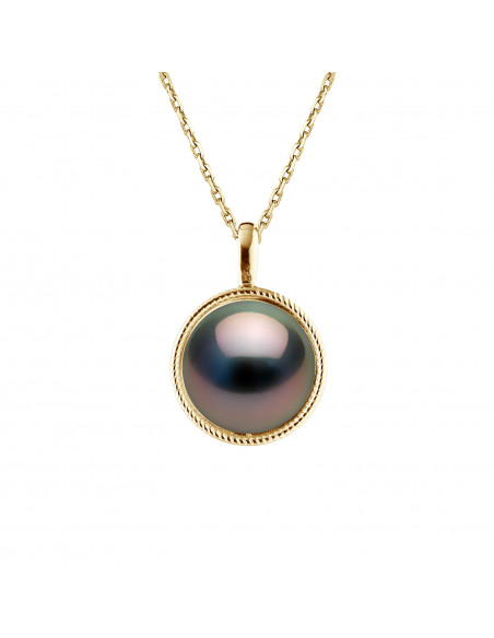 Pendentif Perle de Tahiti - Or - Solveig