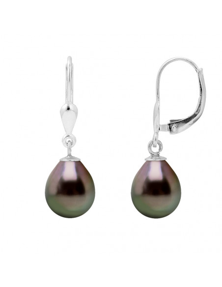 Boucles d'Oreilles Perles de Tahiti - Or - Arielle